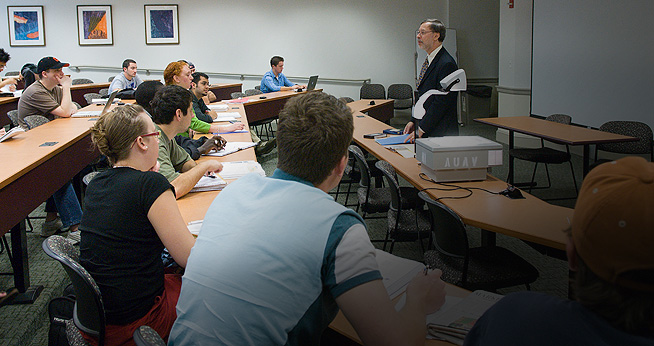 Abroad at AU students directly enroll in courses at the University and are integrated into the general campus population.